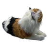 Bocchetta Plush Toys "Marmalade" Calico Cat Kitten Stuffed Animal Lying 38cm