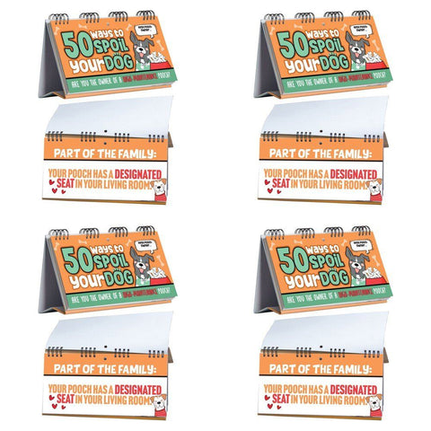 50 Ways to Spoil Your Dog Desktop Flip Book Pack of 4