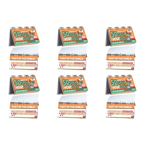 50 Ways to Spoil Your Dog Desktop Flip Book Pack of 6