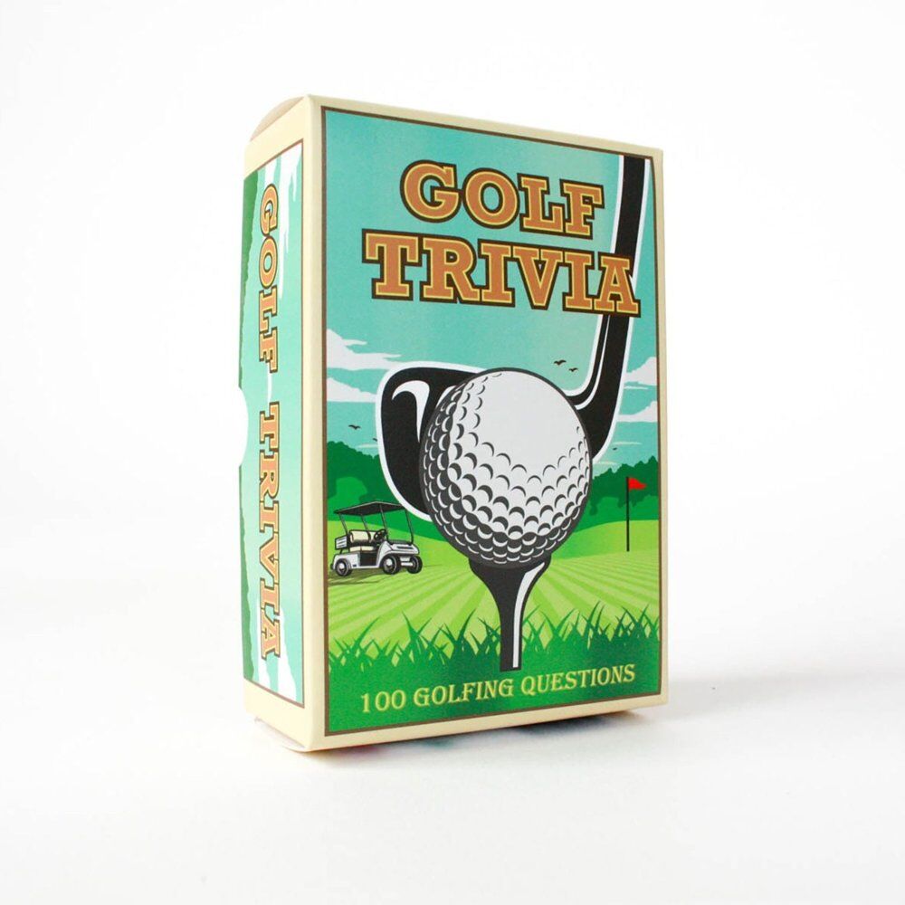 Novelty Gift Golf Trivia Card Game 100 Golfing Questions Pack of 4
