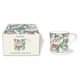 Tadira Fine Bone China Mug Tulip Design