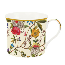 William Kilburn Palace Mug Floral Fine Bone China