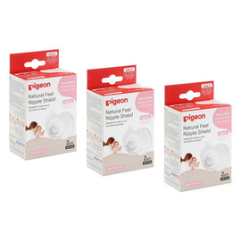 Pigeon Nipple Shield Natural Fit Size LL 2 Pack Bundle of 3