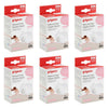 Pigeon Nipple Shield Natural Fit Size LL 2 Pack Bundle of 6