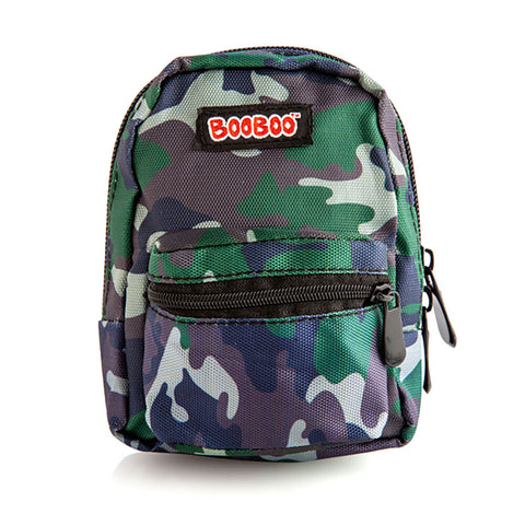 Kids Camo Mini Backpack Green & Brown BooBoo Preschool & Travel Bag