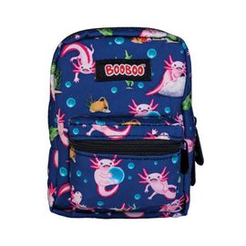 Kids Axolotl Mini Backpack Blue Ocean Print BooBoo Preschool Bag