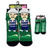Feet Speak Golfer Novelty Socks I'd Rather Be Golfing Soles One Size Fits All Pack of 3