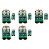 Feet Speak Golfer Novelty Socks I'd Rather Be Golfing Soles One Size Fits All Pack of 5
