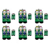 Feet Speak Golfer Novelty Socks I'd Rather Be Golfing Soles One Size Fits All Pack of 6