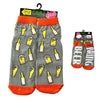Feet Speak Beer Novelty Socks Bring Beer Soles One Size Fits All Pack of 3