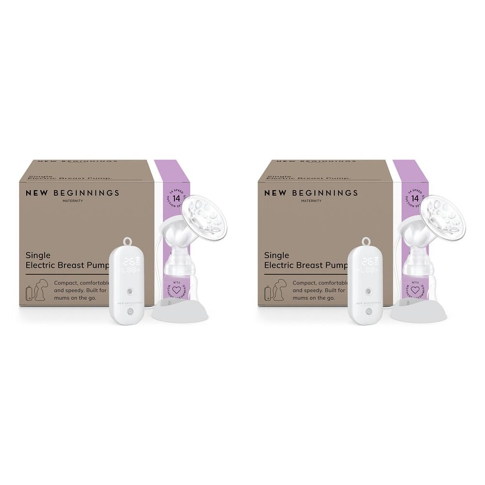 New Beginnings Single Electric Breast Pump Pack of 2