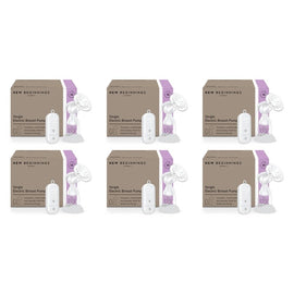New Beginnings Single Electric Breast Pump Pack of 6