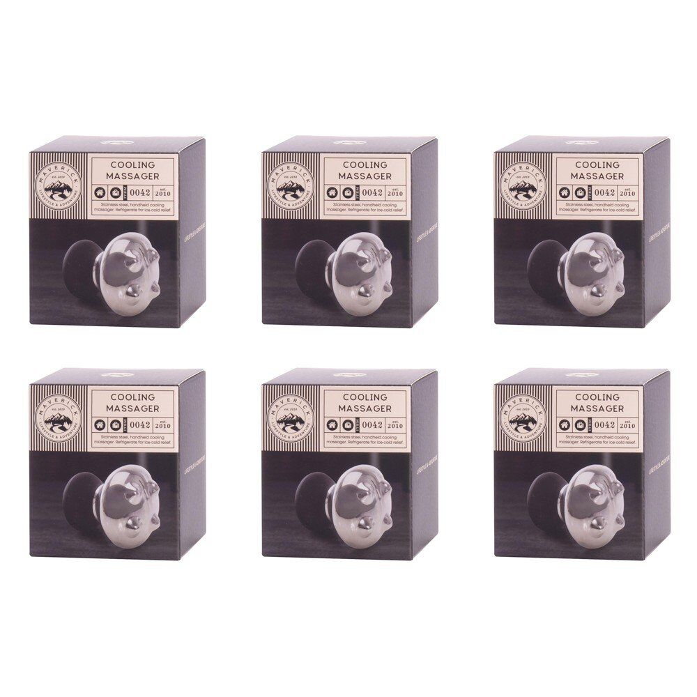 Maverick Stainless Steel Cooling Massager Pack of 6