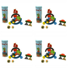 Wooden Balancing Blocks Game Dinosaur in Tin Pack of 4