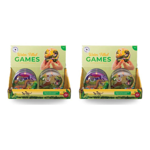IS Gift Water Filled Games Dinosaur Assorted Counter Display of 12 Bundle of 2