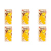 Banana Lick Mat for Dogs Silicone with Suction Cups Pack of 6