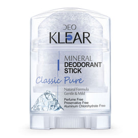 Deoklear Mineral Deodorant Classic Pure 70g Fragrance Free Natural Crystal