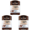 Deoklear Life In Motion Coffee Mineral Deodorant 70g Heavy Duty Pack of 3
