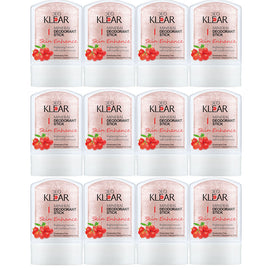 Deoklear Mineral Deodorant Skin Enhance Goji Berry 60g Bundle 12 Brightening