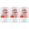 Deoklear Mineral Deodorant Skin Enhance Goji Berry 60g Pack of 3 Brightening