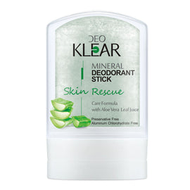 Deoklear Mineral Deodorant Skin Rescue Aloe Vera 60g Aluminium Free