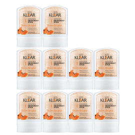 Deoklear Skin Bright Papaya Mineral Deodorant 60g Aluminium Free Pack of 10