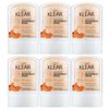 Deoklear Mineral Deodorant Skin Bright Papaya 60g Aluminium Free Pack of 6