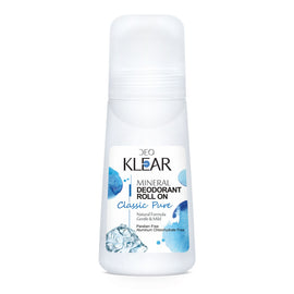 Deoklear Mineral Deodorant Classic Pure Roll On 100ml Paraben Free