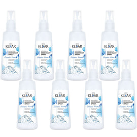 Deoklear Mineral Deodorant Classic Pure Spray 100ml Pack of 8 Alcohol Free