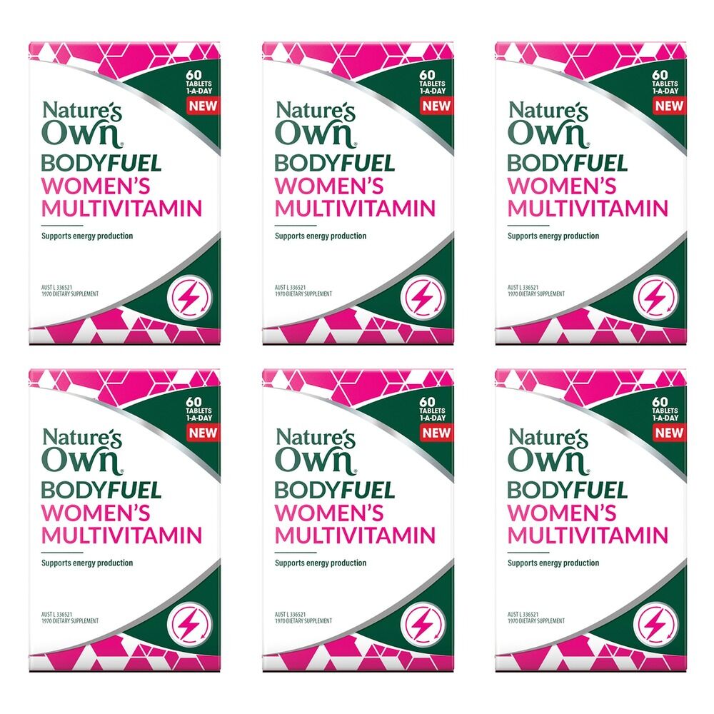 Nature's Own Bodyfuel Women's Multivitamin 60 Tablets Pack of 6