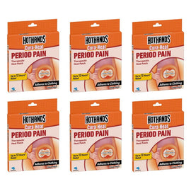 Hot Hands Cura-Heat Menstrual Cramp Pack x 6 Bundle of 6