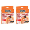 Hot Hands Cura-Heat Neck & Shoulder Pack x 6 Bundle of 2