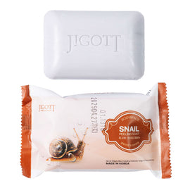 Jigott Exfoliating Body And Face Peeling Bar Soap 150g Snail