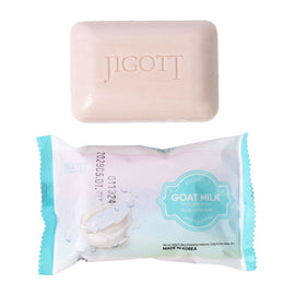 Jigott Exfoliating Body And Face Peeling Bar Soap 150g Goat Milk