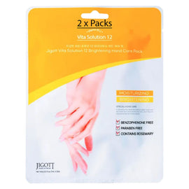 Jigott Vita Solution 12 Brightening Hand Care Pack Moisturizing Treatment x 2
