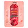 Jigott Pomegranate Extract Ampoule Sheet Mask 27ml Korean Cotton Face Mask x 7
