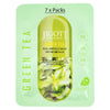 Jigott Green Tea Extract Sheet Mask 27ml Korean Cotton Hydrating Face Mask x 7