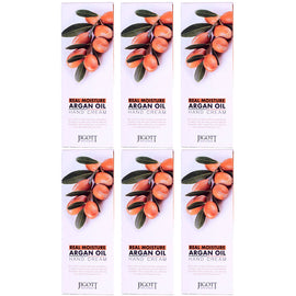 Jigott Real Moisture Hand Cream Argan Oil 100ml Pack of 6 Nourishing Hydration