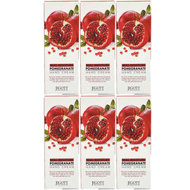Jigott Real Moisture Pomegranate Hand Cream 100ml Pack of 6 Hydrating Care