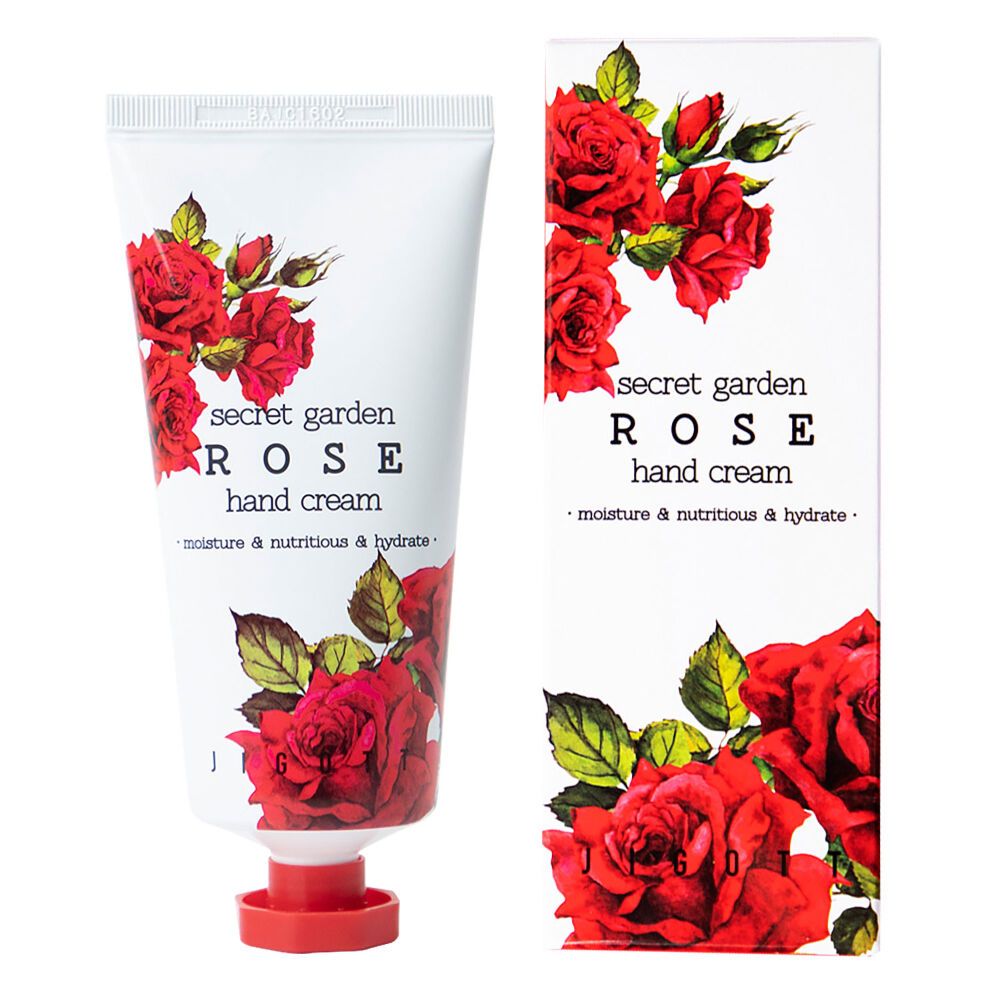 Jigott Secret Garden Rose Hand Cream 100ml Moisturising Care