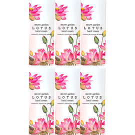Jigott Secret Garden Lotus Hand Cream 100ml Pack of 6 Moisturising