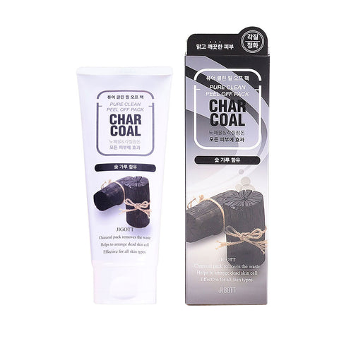 Jigott Pure Clean Charcoal Peel Off Mask 180ml Deep Cleansing Care