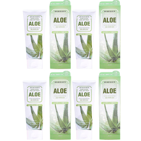 Jigott Aloe Peel Off Mask 180ml Deep Cleansing Face Mask Pack of 4