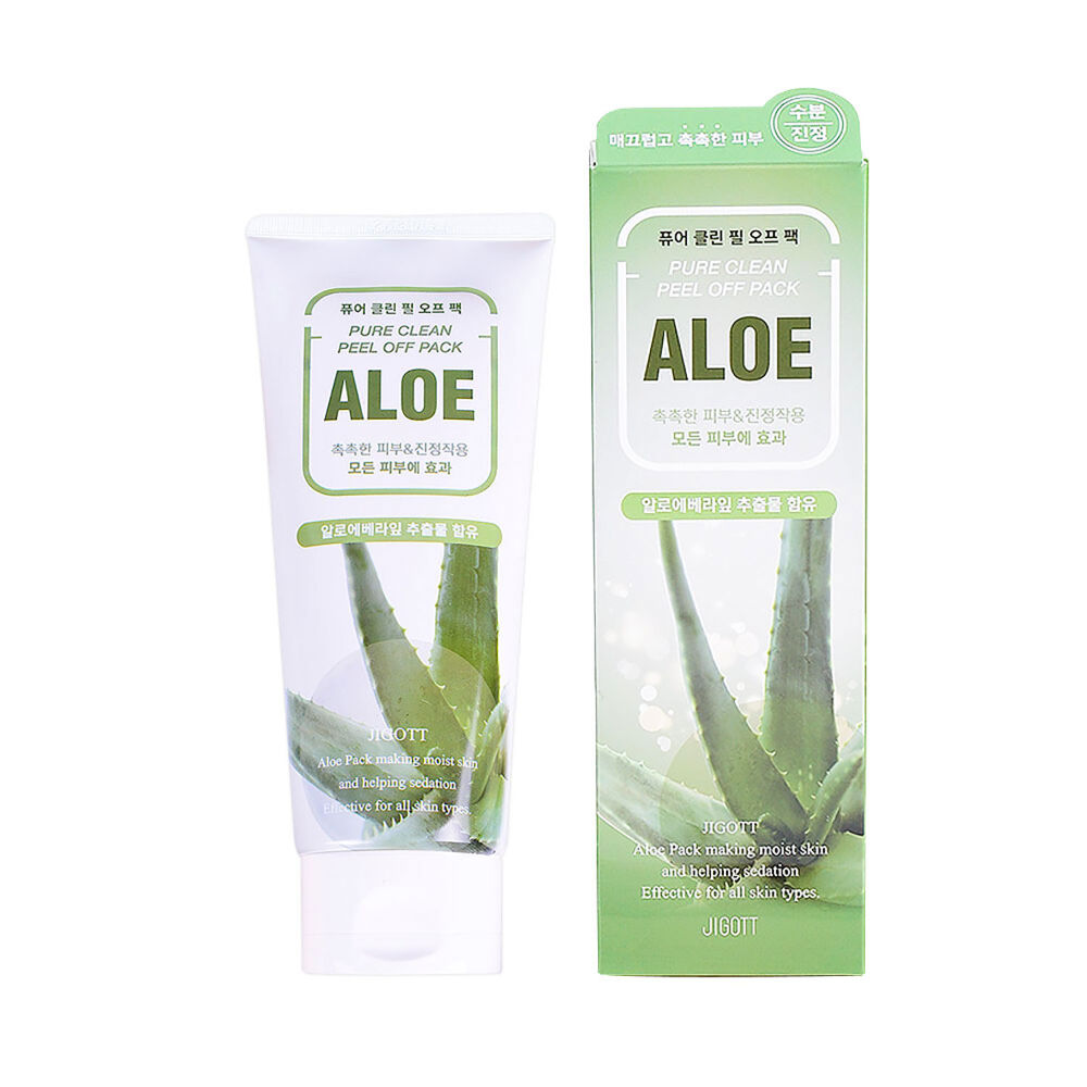 Jigott Pure Clean Aloe Peel Off Mask 180ml Deep Cleansing Face Care
