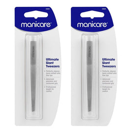 Manicare Ultimate Slant Tweezers x 3 Bundle of 2