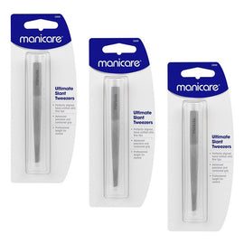 Manicare Ultimate Slant Tweezers x 3 Bundle of 3