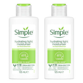 Simple Kind to Skin Hydrating Light Moisturiser 125mL Pack of 2