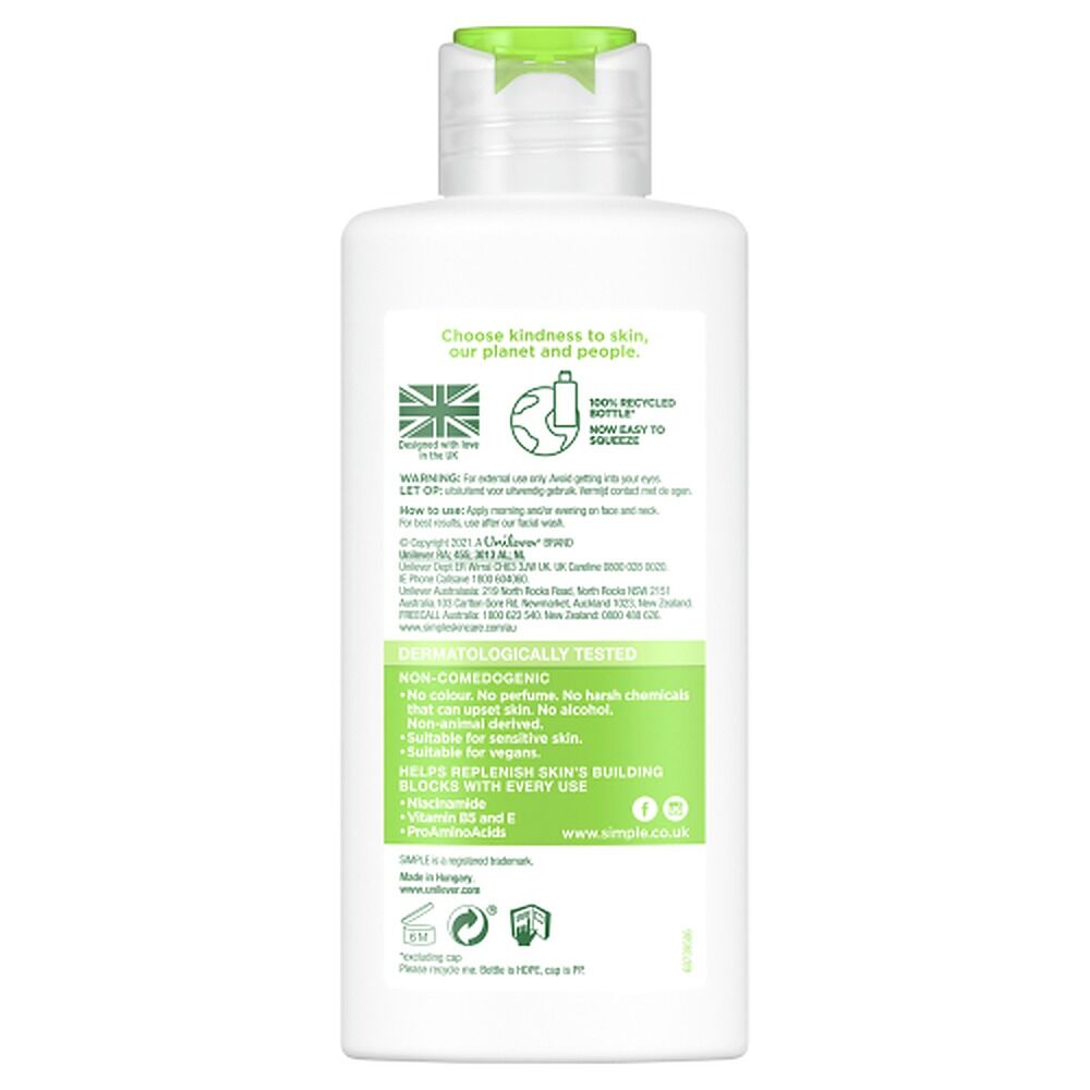 Simple Kind to Skin Hydrating Light Moisturiser 125mL