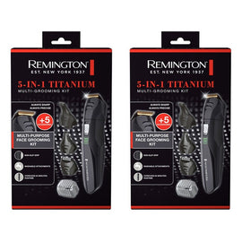 Remington 5-in-1 Titanium Multi-Grooming Kit Pack of 2