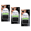 Biore Men's Charcoal Deep Cleansing Pore Strips 6 Pack x 4 Bundle of 3